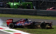 Гран При Италии 2012 г. Воскресенье 9 сентября гонка Жан-Эрик Вернь Scuderia Toro Rosso