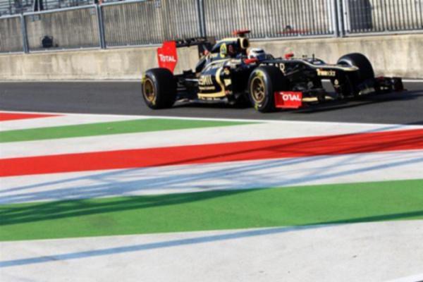 Гран При Италии 2012 г. Пятница 7 сентября первая практика Кими Райкконен Lotus F1 Team
