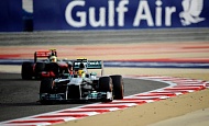 Гран При Бахрейна 2013г. Воскресенье 21 апреля гонка Льюис Хэмилтон Mercedes AMG Petronas
