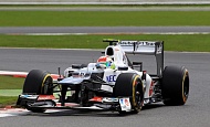 Гран При Великобритании  2012 г Суббота 7 июля третья практика Серхио Перес Sauber F1 Team