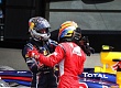 Гран При Великобритании 2011г Sebastian Vettel  Red Bull Racing & Fernando Alonso  Scuderia Ferrari Marlboro