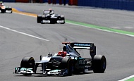 Гран При Валенсии 2012 г. Воскресенье 24 июня гонка  Михаэль Шумахер Mercedes AMG Petronas
