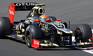 Гран При Японии 2012 г. Пятница 5 октября вторая практика Ромэн Грожан Lotus F1 Team
