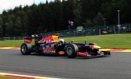 Гран При Бельгии 2012 г. Суббота 1 сентября третья практика  Себастьян Феттель Red Bull Racing