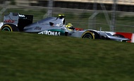 Гран При Испании  2012 г суббота 12 мая квалификация  Нико Росберг Mercedes AMG Petronas