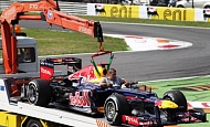 Гран При Италии 2012 г. Суббота 8 сентября третья практика Себастьян Феттель Red Bull Racing