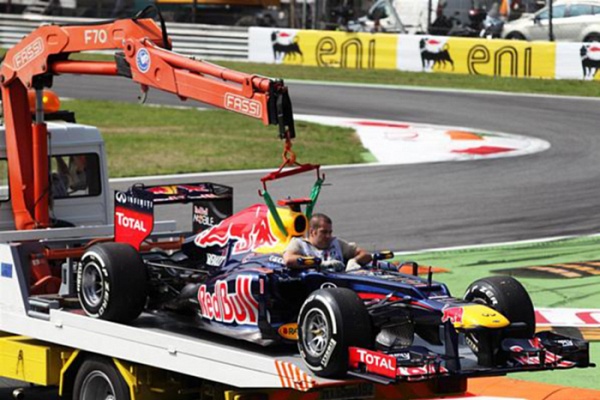 Гран При Италии 2012 г. Суббота 8 сентября третья практика Себастьян Феттель Red Bull Racing