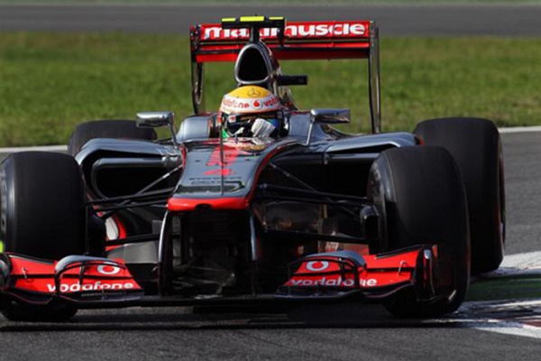 Гран При Италии 2012 г. Суббота 8 сентября квалификация Льюис Хэмилтон Vodafone McLaren Mercedes