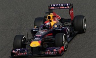 Гран При Китая 2013г. Пятница 12 апреля вторая практика Себастьян Феттель Red Bull Racing