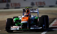 Гран При Сингапура 2012 г. Суббота 22 сентября квалификация Нико Хюлкенберг Sahara Force India F1 Team