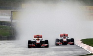 Гран При Малайзии  2012 г воскресенье 25  марта Льюис Хэмилтон и Дженсон Баттон Vodafone McLaren Mercedes