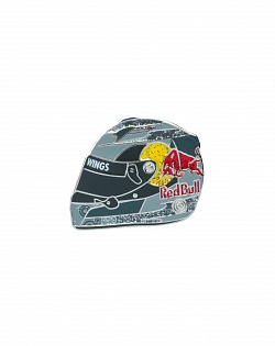 Значок Vettel Helmet, Red Bull Racing