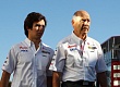 Гран При Италии 2011г Пятница Серхио Перес  и Петер Заубер Sauber F1 Team 
