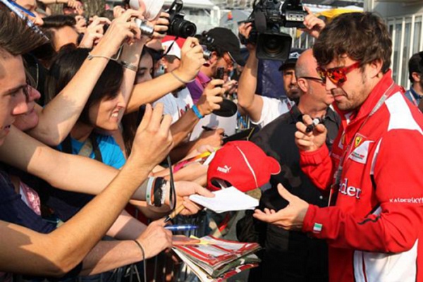 Гран При Италии 2012 г. Суббота 8 сентября третья практика Фернандо Алонсо Scuderia Ferrari