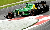 Гран При Малайзии 2013г. Пятница 22 марта вторая практика Шарль Пик Caterham F1 Team
