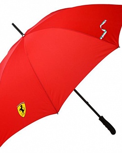Зонт-трость, red, Ferrari