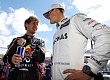 Гран При Австралии 2012 воскресенье 18  марта Себастьян Феттель Red Bull Racing и Михаэль Шумахер Mercedes AMG Petronas