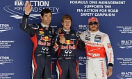Гран При США 2012 г. Суббота 17 ноября квалификация Марк Уэббер и Себастьян Феттель  Red Bull Racing