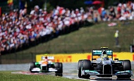 Гран При Венгрии 2012 г. Воскресенье  29 июля гонка  Нико Росберг Mercedes AMG Petronas
