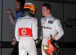 Гран При Малайзии  2012 г суббота 24  марта Льюис Хэмилтон Vodafone McLaren Mercedes и  Михаэль Шумахер Mercedes AMG Petronas