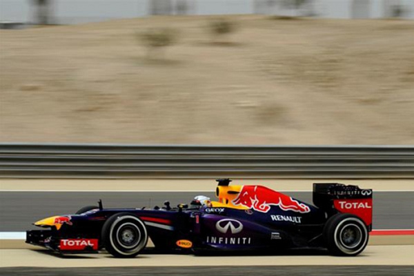Гран При Бахрейна 2013г. Суббота 20 апреля квалификация Себастьян Феттель Red Bull Racing