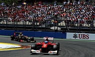 Гран При Валенсии 2012 г. Воскресенье 24 июня гонка  Фернандо Алонсо Scuderia Ferrari 