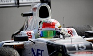 Гран При Италии 2012 г. Воскресенье 9 сентября гонка Серхио Перес Sauber F1 Team
