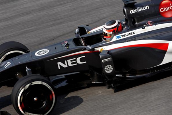 Гран При Малайзии 2013г. Суббота 23 марта квалификация Нико Хюлькенберг Sauber F1 Team