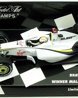 Brawn GP, BGP 001, J. Button, Malaysian GP winner, 1:43