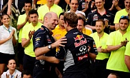Гран При Бахрейна 2013г. Воскресенье 21 апреля гонка Себастьян Феттель Red Bull Racing