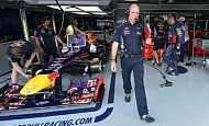 Гран При Малайзии 2013г. Суббота 23 марта квалификация Эндриан Ньюи Red Bull Racing