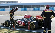 Предсезонные тесты Херес, Испания 5 – 8 февраля 2013 год  Ромэн Грожан Lotus F1 Team