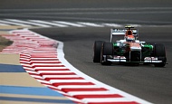 Гран При Бахрейна 2013г. Пятница 19 апреля первая практика Андриан Сутиль Sahara Force India F1 Team