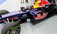 Гран При Сингапура 2012 г. Пятница 21 сентября первая практика Себастьян Феттель Red Bull Racing