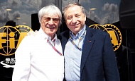  Гран При Великобритании 2011г Bernie Ecclestone & Jean Todt 