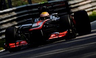 Гран При Италии 2012 г. Суббота 8 сентября третья практика Льюис Хэмилтон Vodafone McLaren Mercedes