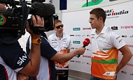 Гран При Монако  2012 г  среда 23  мая Пол ди Реста Sahara Force India F1 Team
