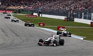 Гран При Германии 2012 г. Воскресенье  22 июля гонка  Камуи Кобаяси Sauber F1 Team