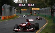 Гран При Австралии 2013г. Воскресенье 17 марта гонка Фернандо Алонсо Scuderia Ferrari