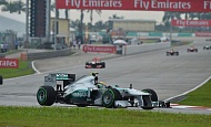 Гран При Малайзии 2013г. Воскресенье 24 марта гонка Льюис Хэмилтон Mercedes AMG Petronas
