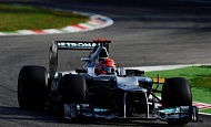 Гран При Италии 2012 г. Пятница 7 сентября вторая практика Михаэль Шумахер Mercedes AMG Petronas