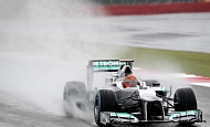 Гран При Великобритании  2012 г Пятница 6 июля первая практика  Михаэль Шумахер Mercedes AMG Petronas