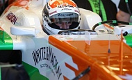 Гран При Австралии 2013г. Пятница 15 марта первая практика Андриан Сутиль Sahara Force India F1 Team
