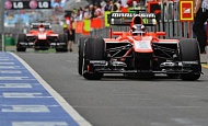 Гран При Австралии 2013г. Пятница 15 марта первая практика Жюль Бьянки Marussia F1 Team