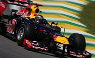 Гран При Бразилии 2012 г. Пятница 23 ноября первая практика Себастьян Феттель Red Bull Racing