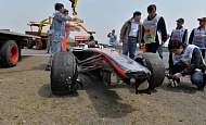 Гран При Китая 2013г. Пятница 12 апреля первая практика Серхио Перес Vodafone McLaren Mercedes