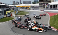 Гран При Канады 2012 г воскресенье 10 июня  Пол ди Реста Sahara Force India F1 Team