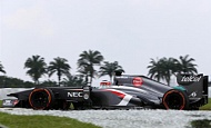 Гран При Малайзии 2013г. Суббота 23 марта третья практика Нико Хюлькенберг Sauber F1 Team