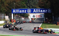 Гран При Италии 2012 г. Воскресенье 9 сентября гонка Марк Уэббер Red Bull Racing