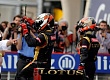 Гран При Бахрейна  2012 г  воскресенье 22 апреля Кими Райкконен  и Ромэн Грожан Lotus F1 Team
